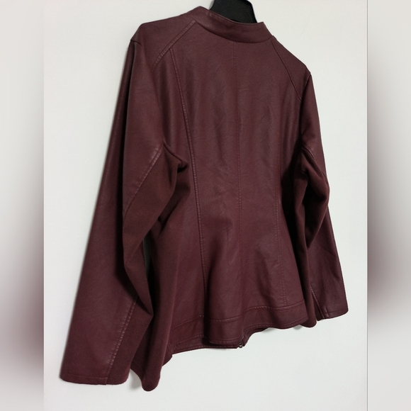Avenue Faux Leather Jacket / Size 2X - Picture 10 of 10